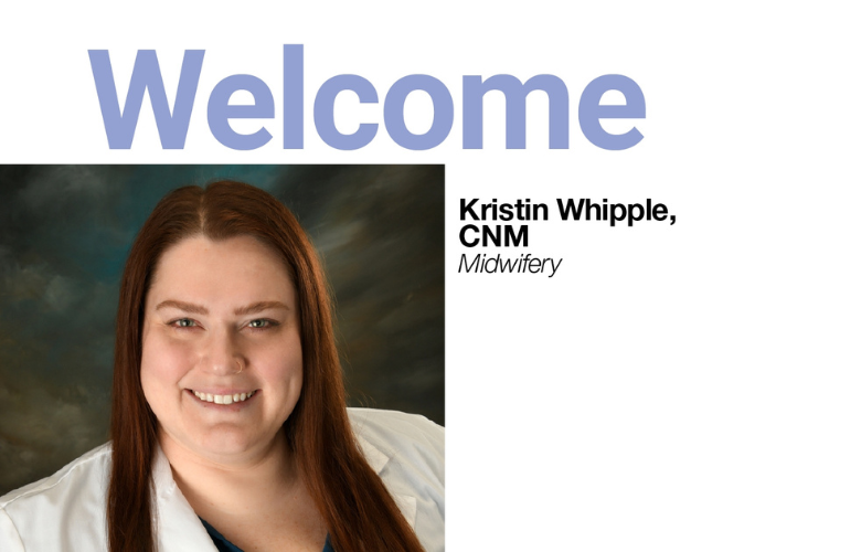 Welcome Kristin Whipple, CNM